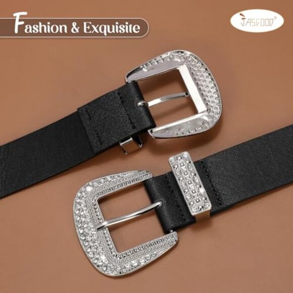 Western Leather Belt Women\'s Vintage Design Waist Belt for Pants Jeans Dresses main image 6
